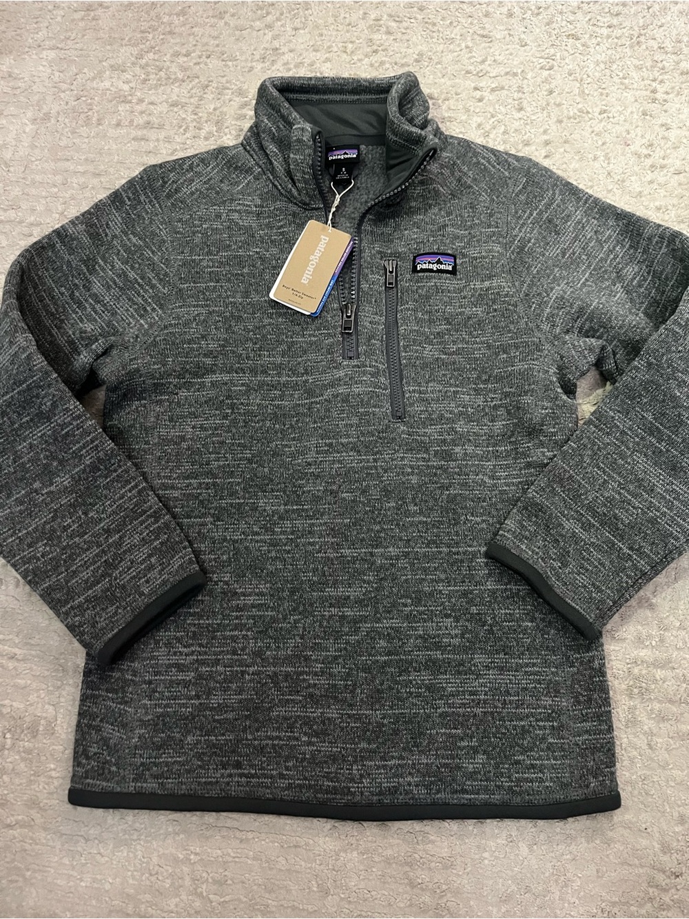 NWT Patagonia Kids Better Sweater 1/4